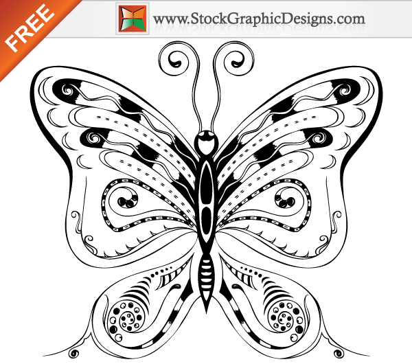 Free Butterfly Vector Illustration Free Butterfly Vector Illustration