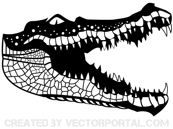 Crocodile Vector Image | Download Free Vector Art | Free-Vectors