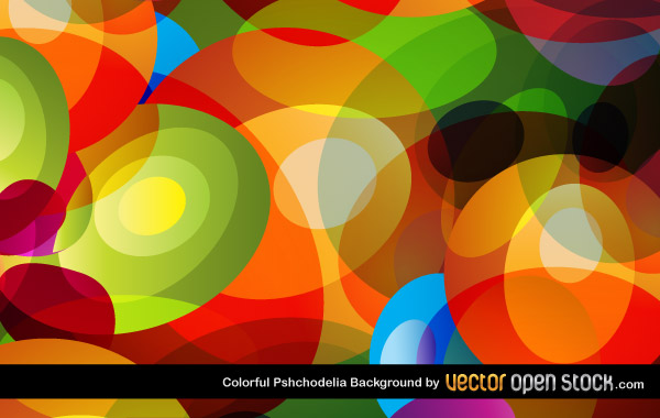 Colorful Psychedelic Background Vector Colorful Psychedelic Background Vector