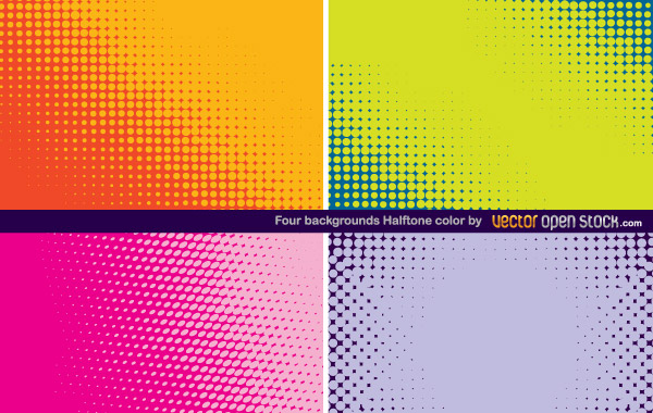Colorful Halftone Background Vector Colorful Halftone Background Vector