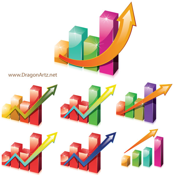Charts Clipart with Arrow Vector Free Charts Clipart with Arrow Vector Free