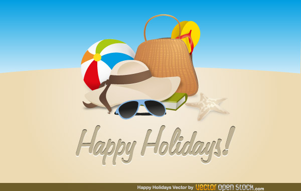 Happy Holidays Vector Art Happy Holidays Vector Art