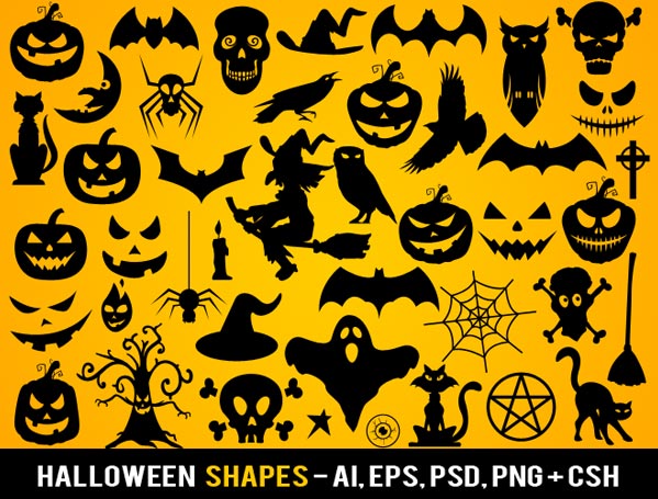 Free Halloween Shapes Free Halloween Shapes