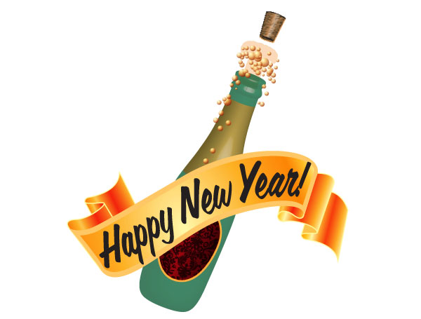 new year vector happy new year chagne bottle vector free new year vector happy new year chagne bottle vector free