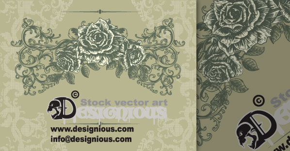 Free Vector Vintage Floral Illustration Free Vector Vintage Floral Illustration