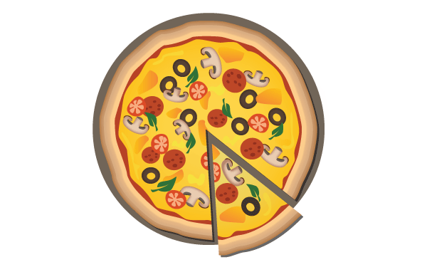 Free Pizza Vector Image
