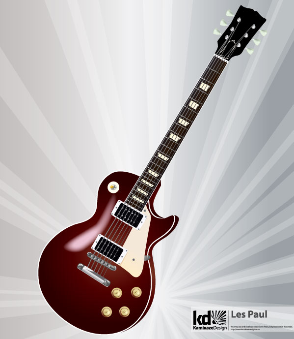 Vector Les Paul Guitar Vector Les Paul Guitar