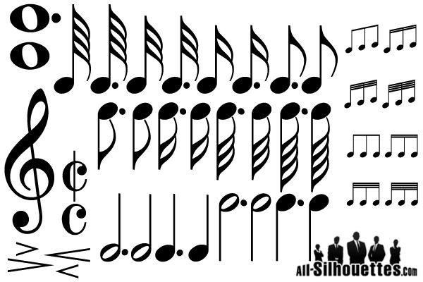 Music Symbols Vector Free Music Symbols Vector Free