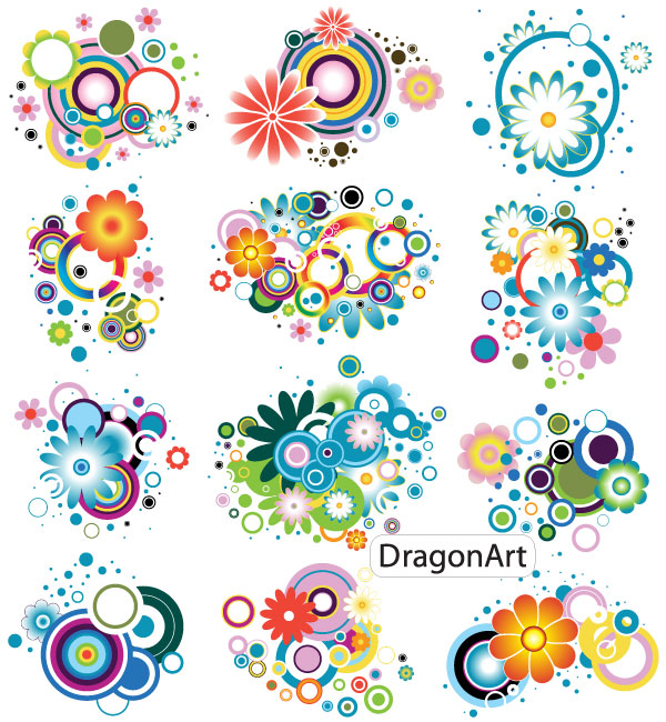30 Colorful Flower Designs 30 Colorful Flower Designs