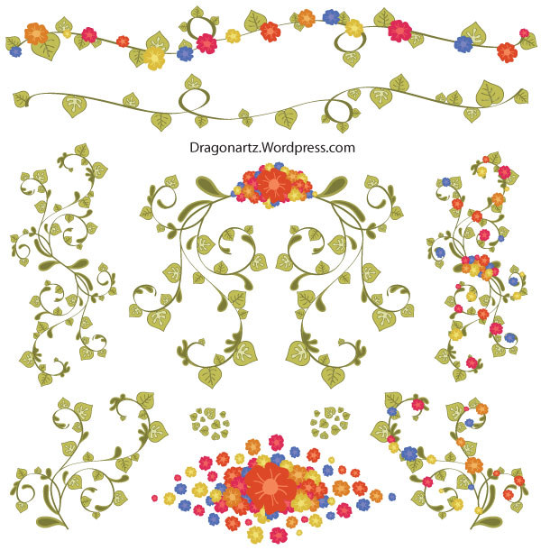 Free Floral Ornaments Download Free Vector Art FreeVectors