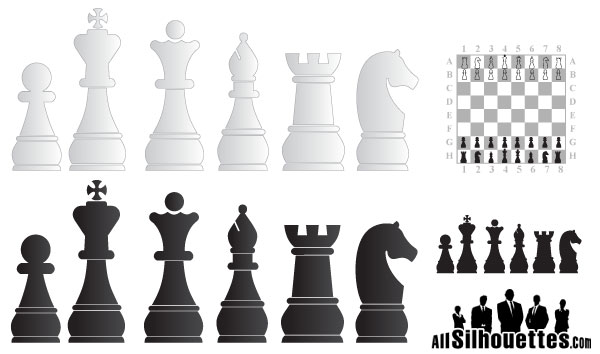 Chess Objects Vector