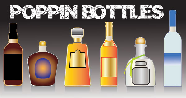 Poppin Bottles Vector Image | Download Free Vector Art | Free-Vectors
