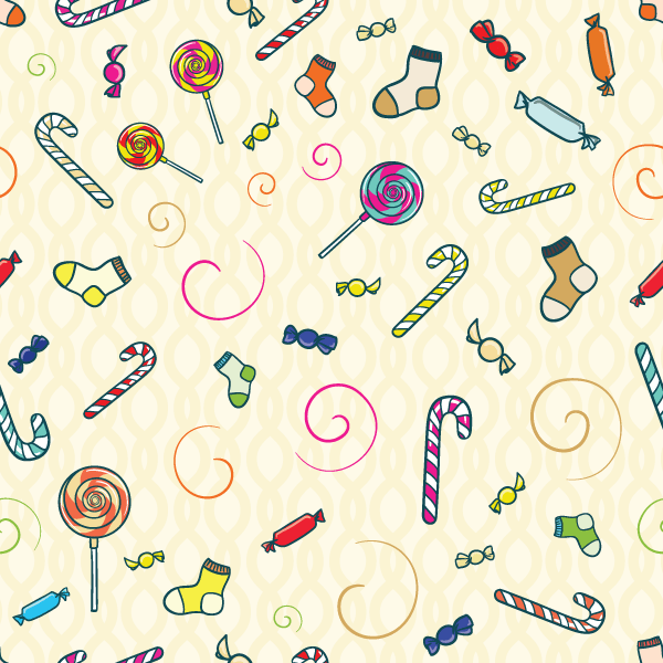 Candy Seamless Pattern Free Vector | Download Free Vector Art | Free ...