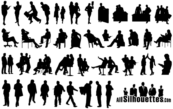 Business People Silhouettes Free Images Business People Silhouettes Free Images