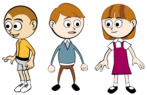 Vector Cartoon Children Illustration Vector Cartoon Children Illustration