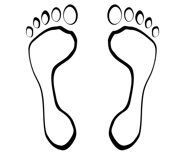 Footsteps Vector Image | Download Free Vector Art | Free-Vectors