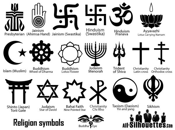 Free Religion Symbols Vector