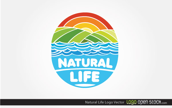 Natural Life Logo vector Natural Life Logo vector