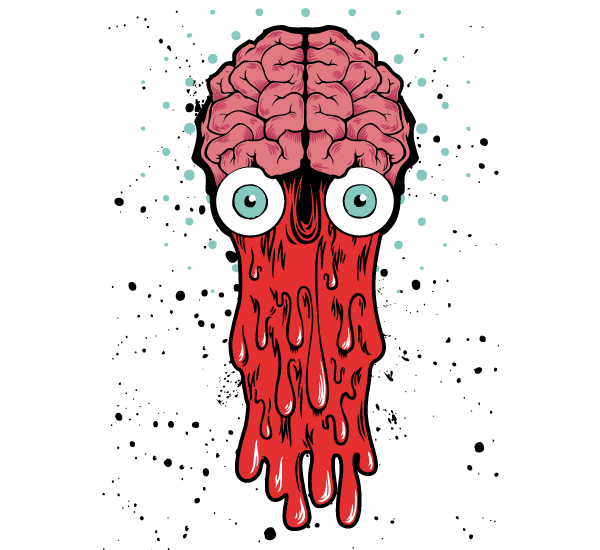 Bad Brain – Vector T-shirt Design
