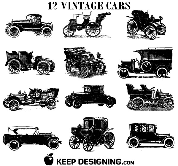 Old Vintage Car Vectors Free Old Vintage Car Vectors Free