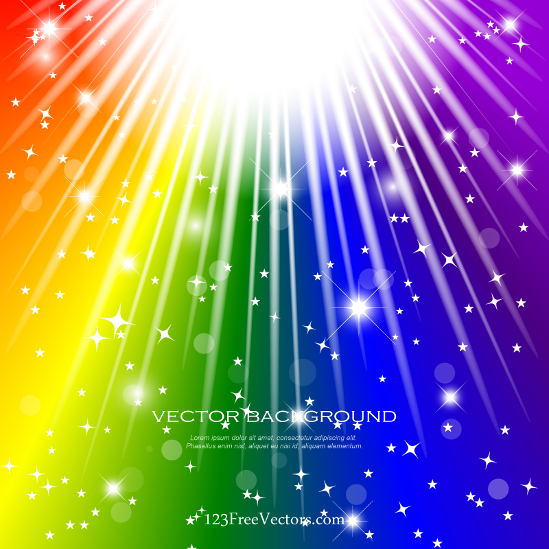 Abstract Colorful Rainbow Vector Image Abstract Colorful Rainbow Vector Image