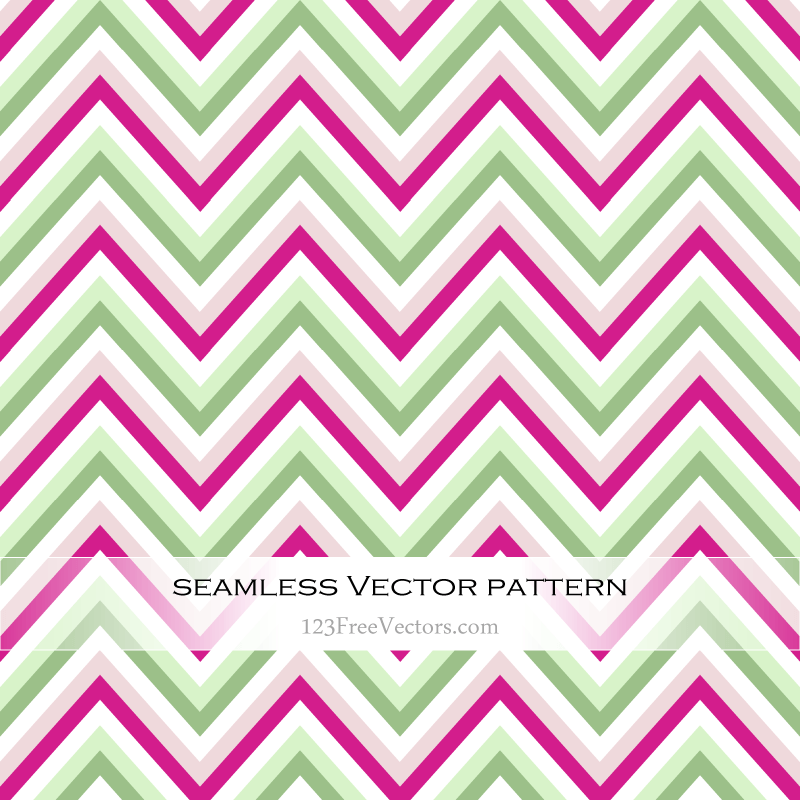Pink and Green Chevron Pattern Vector Pink and Green Chevron Pattern Vector