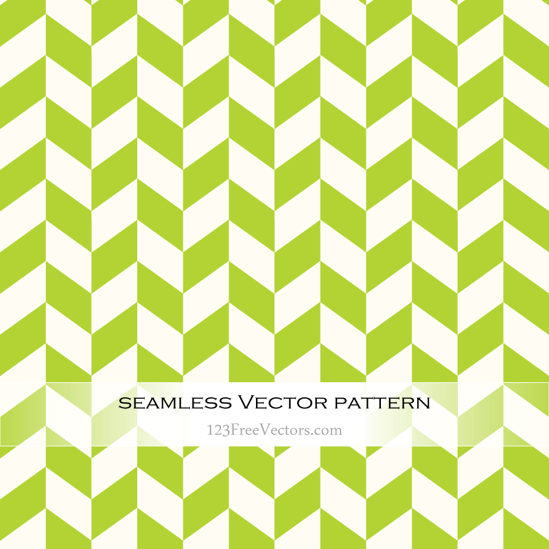 Green Chevron Seamless Pattern Vector