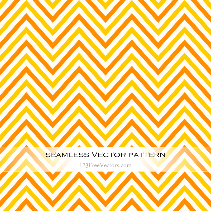 Orange and Yellow Chevron Seamless Pattern Orange and Yellow Chevron Seamless Pattern