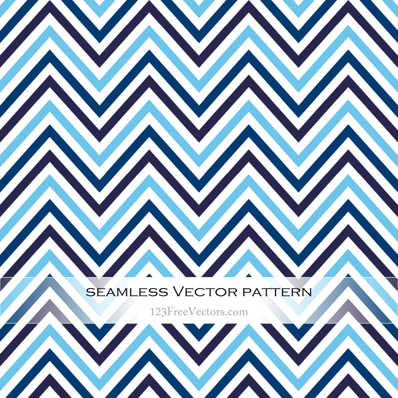 Free Vector Blue Zigzag Seamless Pattern Download Free Vector Art