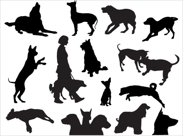 free dog vector clipart - photo #16