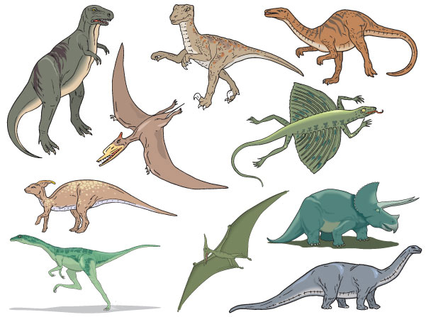 Dinossauros Vector