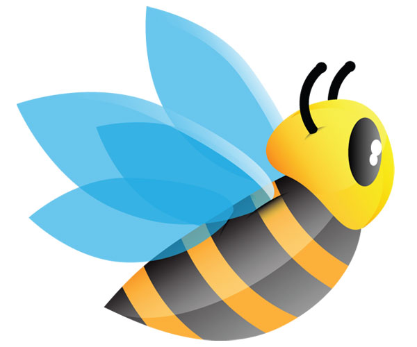 Free Cartoon Bee Vector Free Cartoon Bee Vector