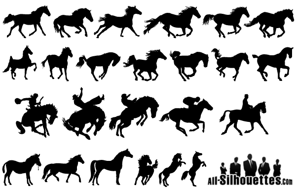 free horse clipart vector - photo #15