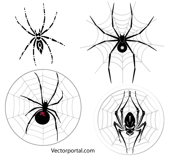 Spider Web Free Vector Art Spider Web Free Vector Art