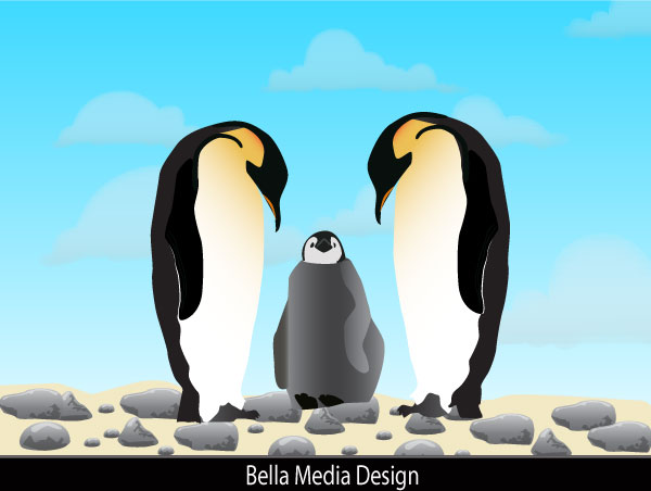 Penguins Free Vector Image Penguins Free Vector Image