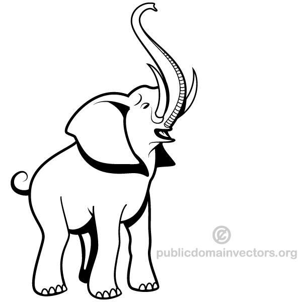 Elephant Vector Image