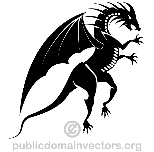 Download Dragon Silhouette Vector Image | Download Free Vector Art ...