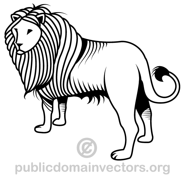 Lion Vector Art Graphics