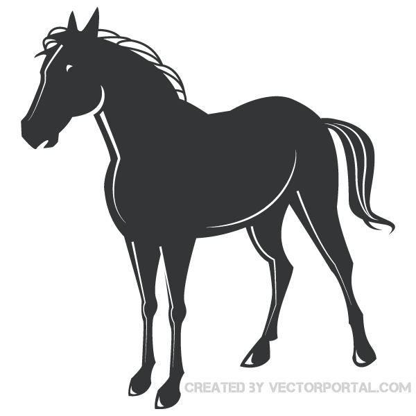 clip art horse silhouette - photo #38
