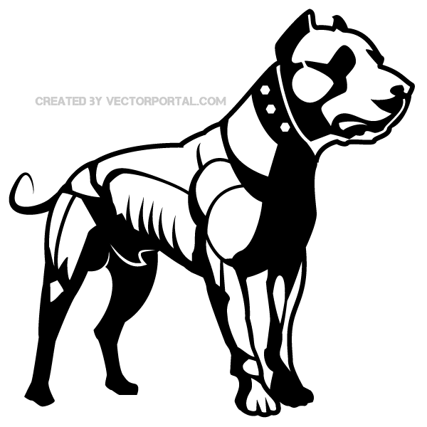 free dog vector clipart - photo #9