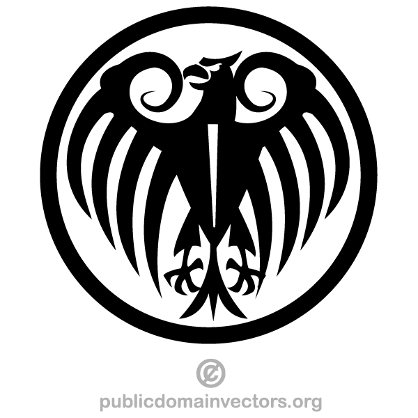 Eagle Badge Vector Image