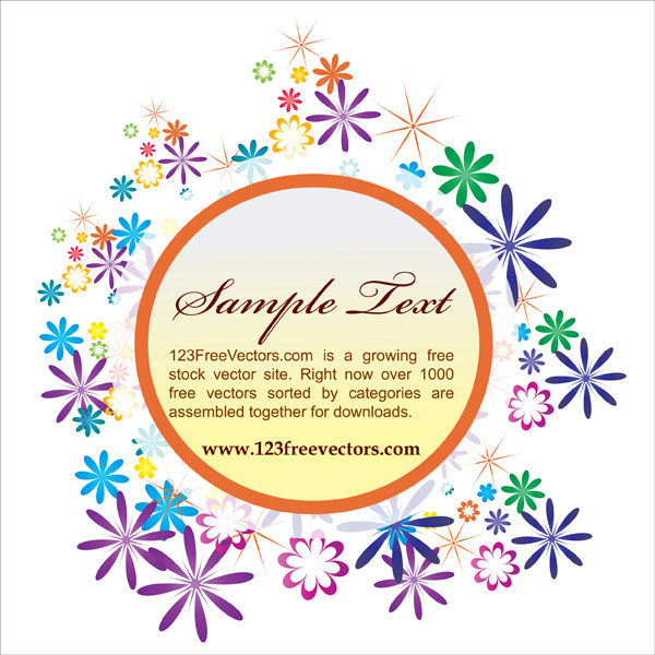 Download Flower Banner Vector | Download Free Vector Art | Free-Vectors