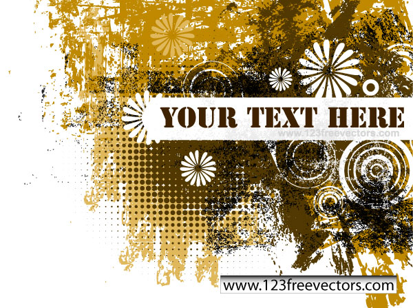 Grunge Text Banner Vector Grunge Text Banner Vector
