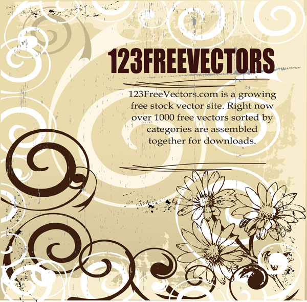 Floral Vector Background Floral Vector Background