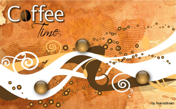 Coffee Time Vector Coffee Time Vector