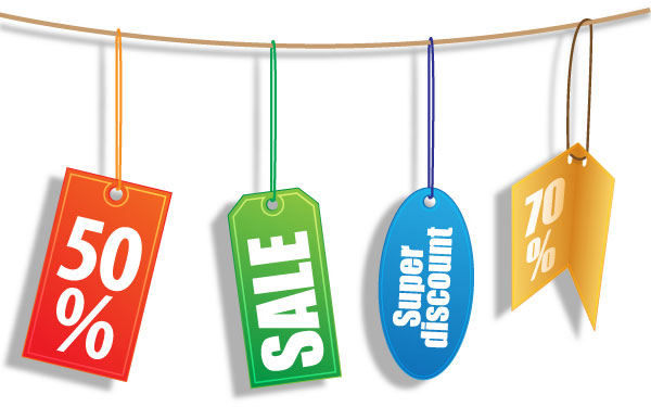 Vector Discount Tags Vector Discount Tags
