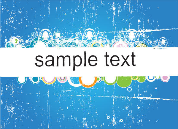 Blue Grungy Banner Vector Graphique Blue Grungy Banner Vector Graphique