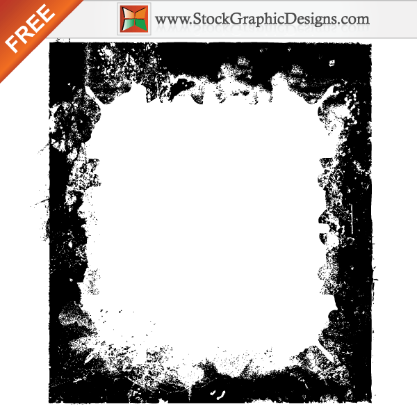 Free Grunge Border Frames Vector