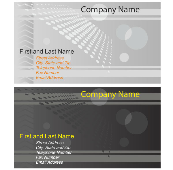 Business Card Vector Template