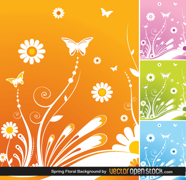 free spring clipart backgrounds - photo #28